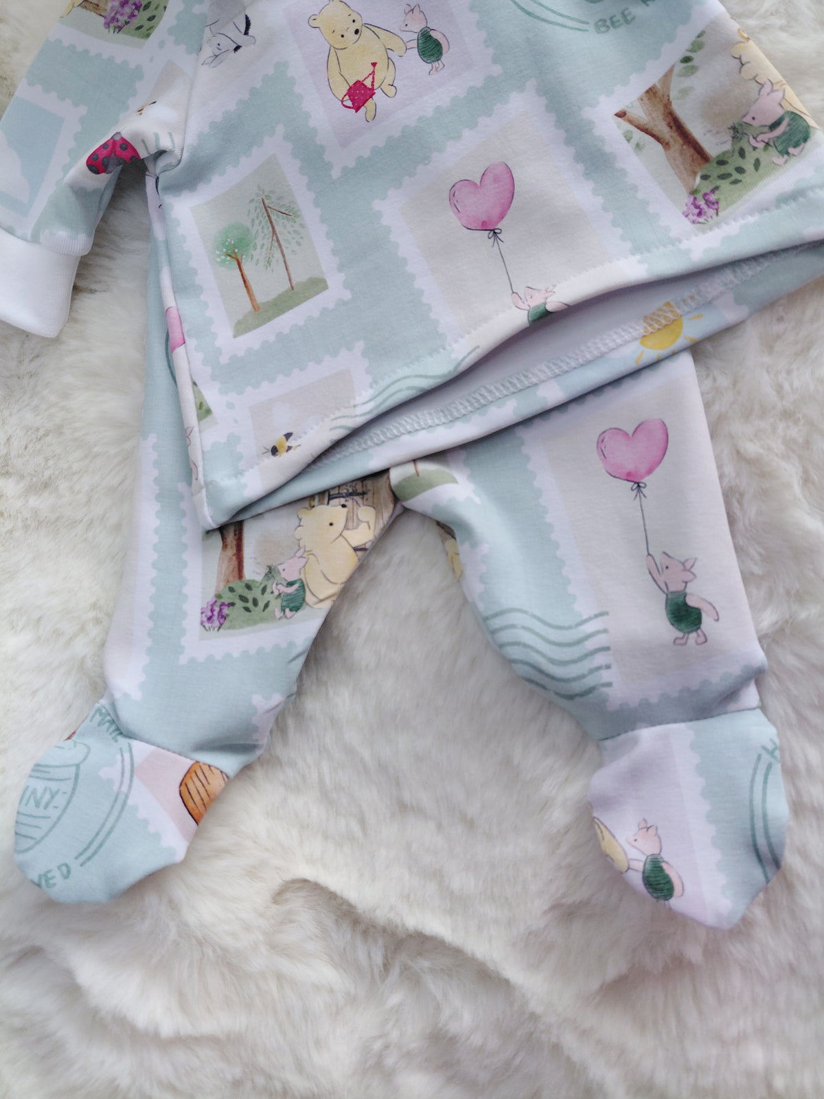 16-17inch footed leggings & Hoody set