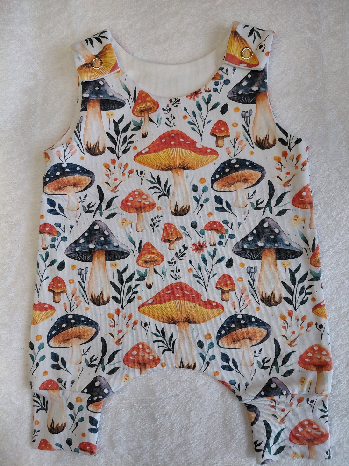 16-17inch Autumn Mushroom romper