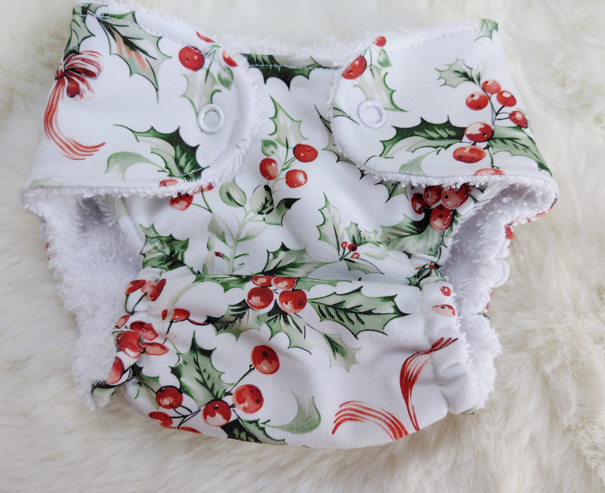 Luxury elasticated Nappy - large (18-19/20inch)