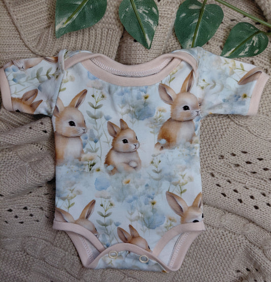 14-15inch short sleeves bunny vest