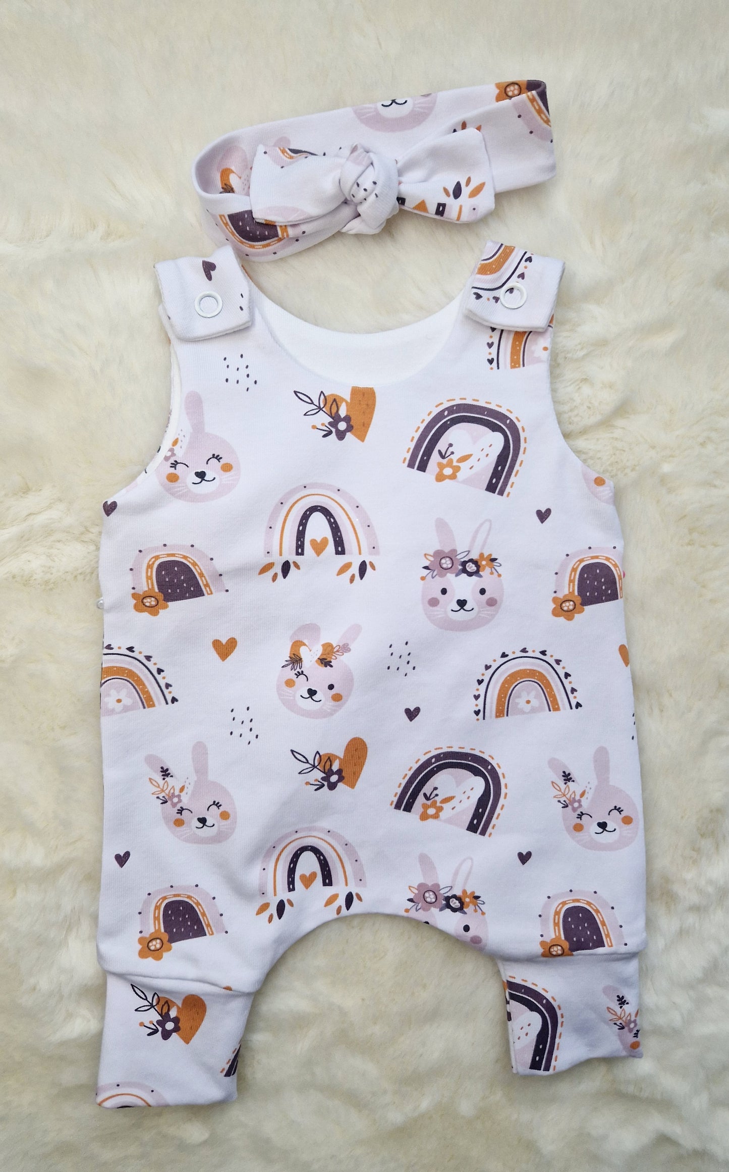 14-15inch Hareem Romper & hairbow