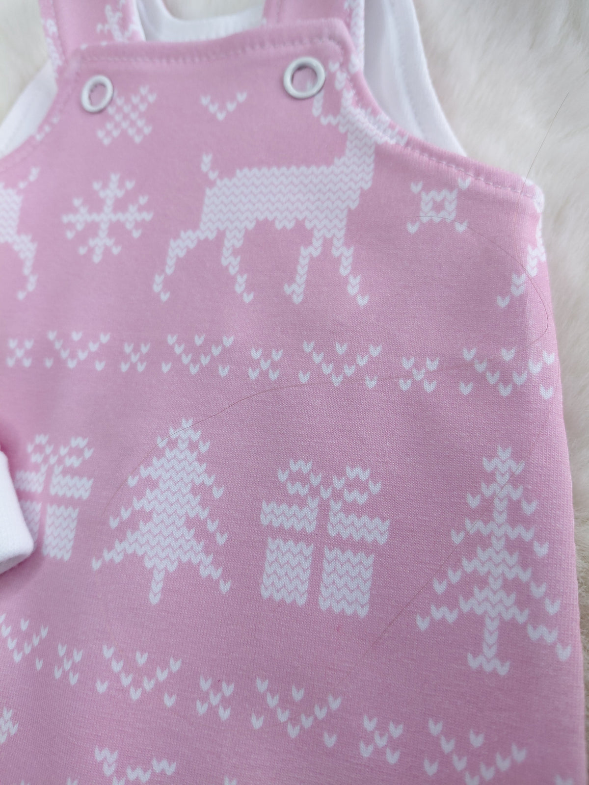 14-15inch ugly sweater Dungarees & Beanie