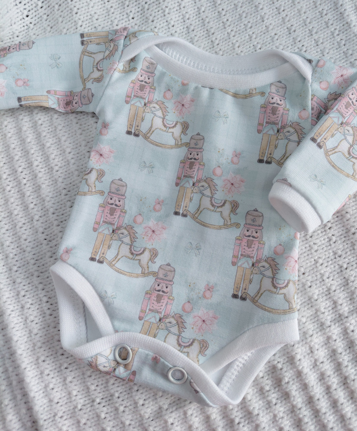 12-13inch mint nutcracker bodysuit