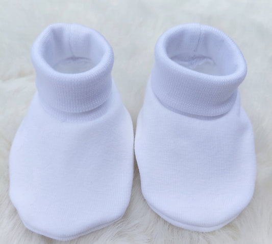 16-17inch pure white pod shoes