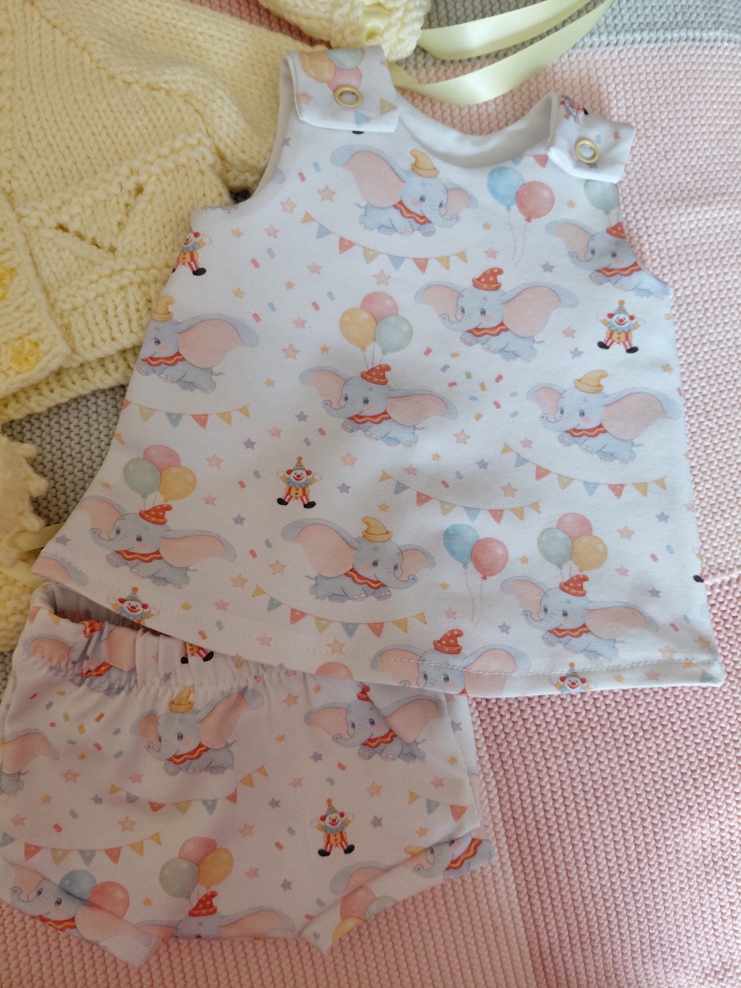 16 inch Pinafore set