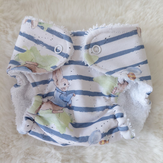 Luxury rabbit nappy - Medium 16-17inch
