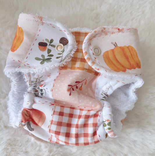 Luxury autumn nappy - Medium 16-17inch