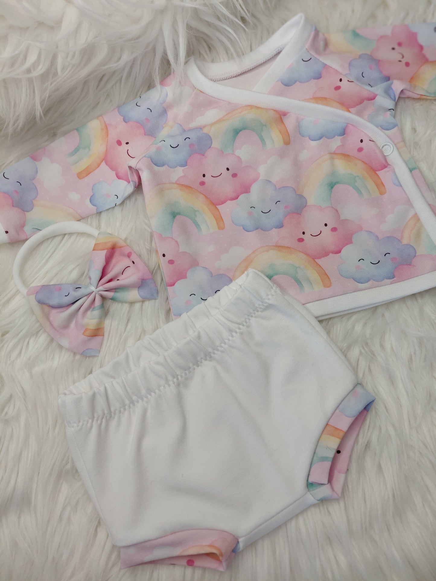18-19inch Wrap top and shorts