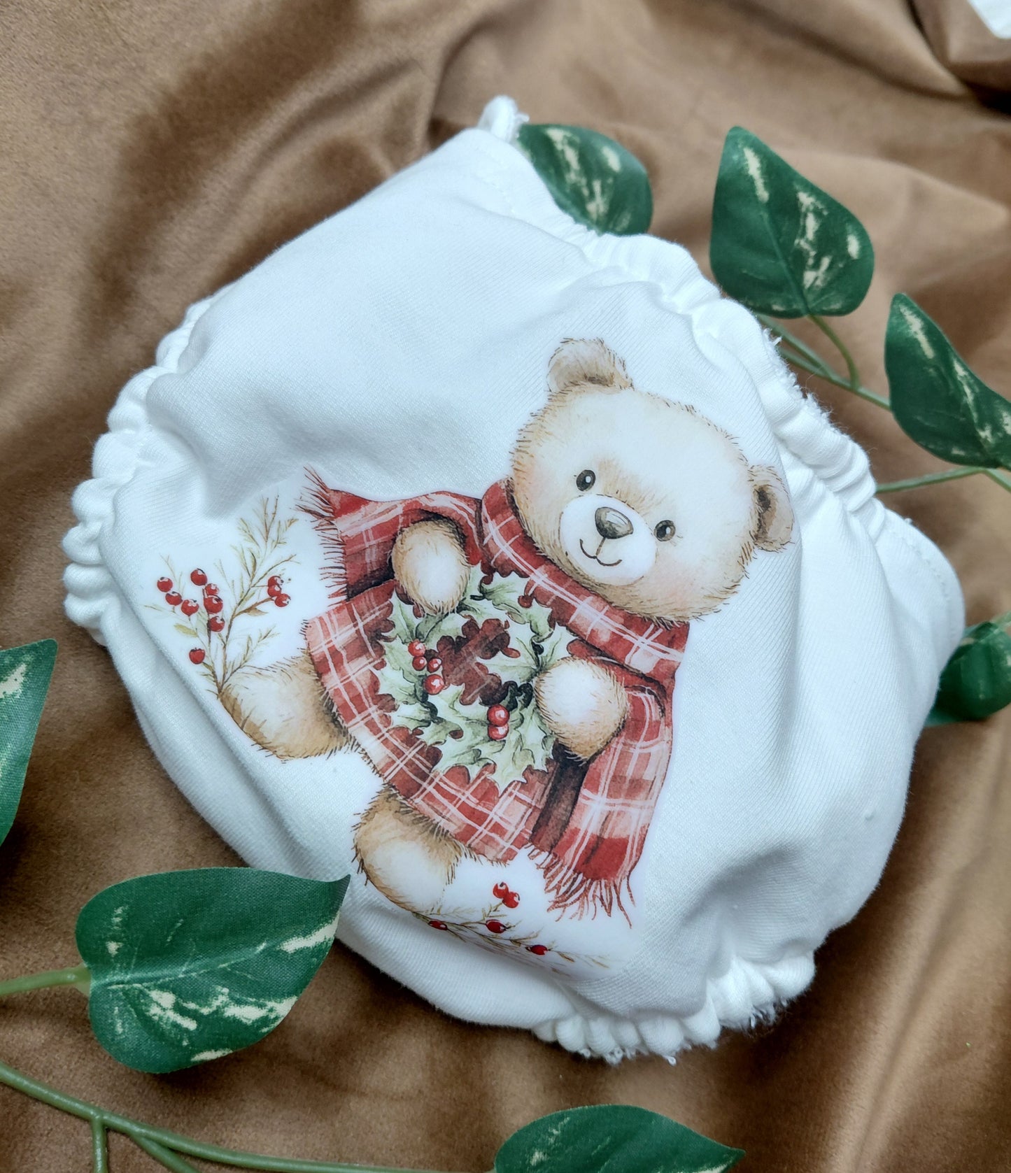 Luxury elasticated Nappy - large (18-19/20inch) 3 options available