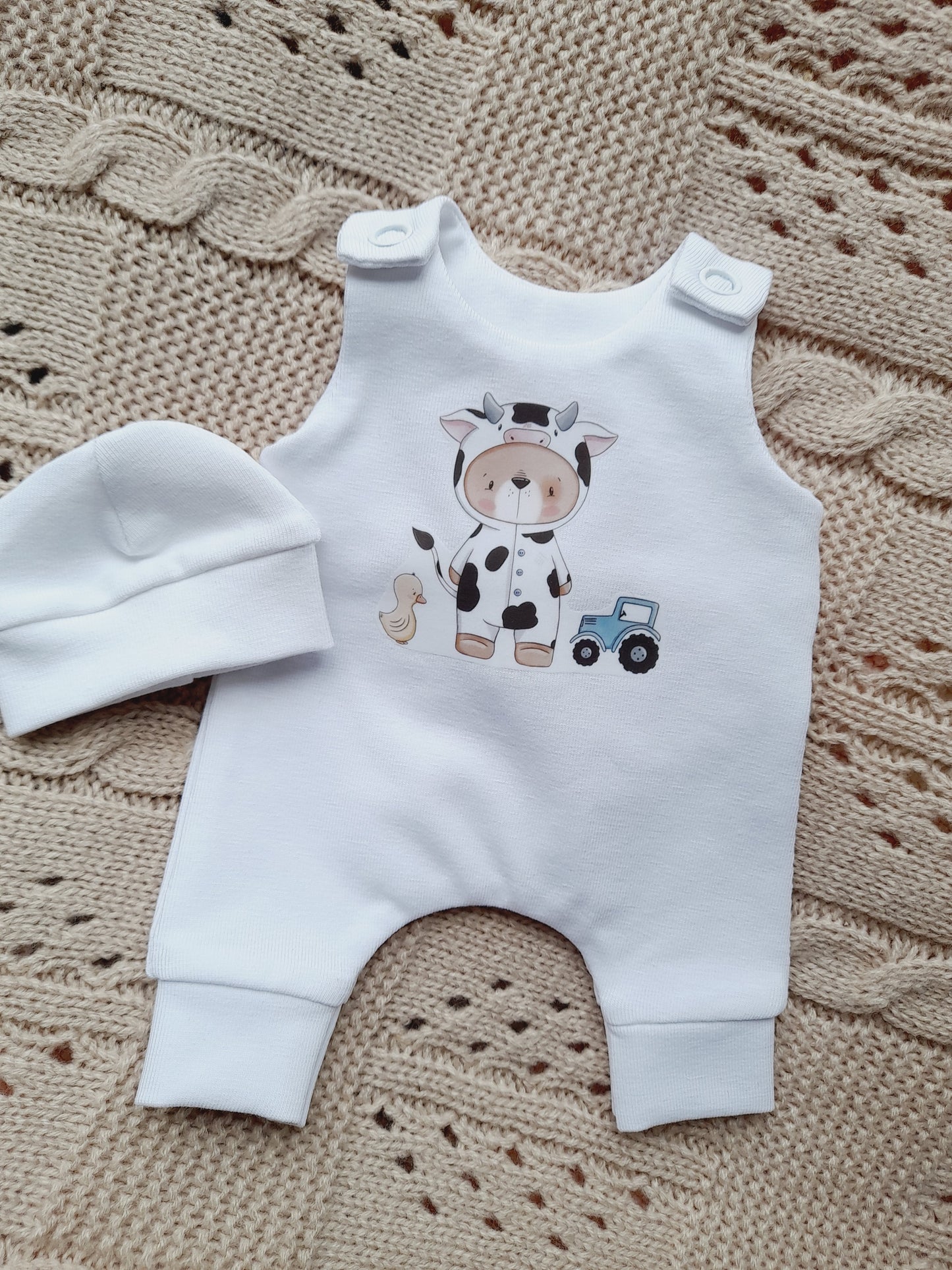 9-10 hareem Romper & hat set