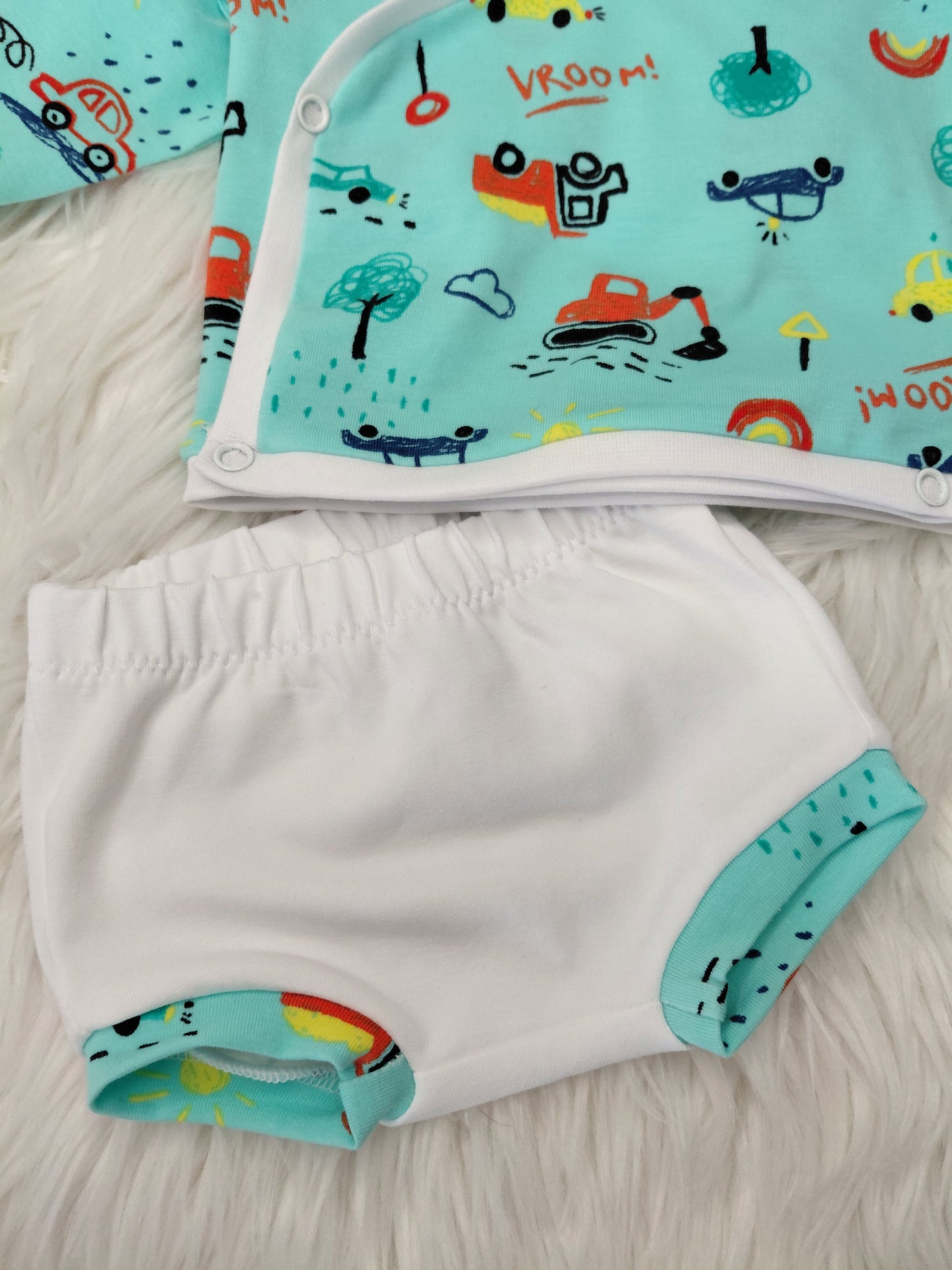 18-19inch Wrap top and shorts