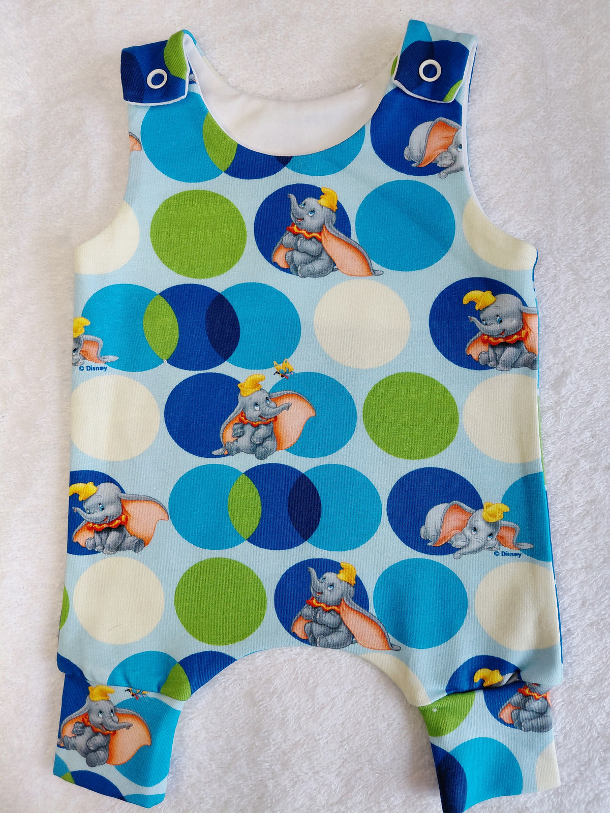 16-17inch flying elephant romper