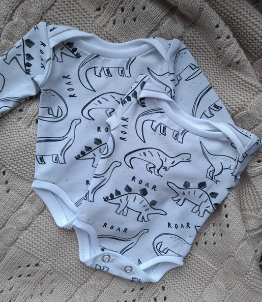 14-15inch sketched dinosaur vest