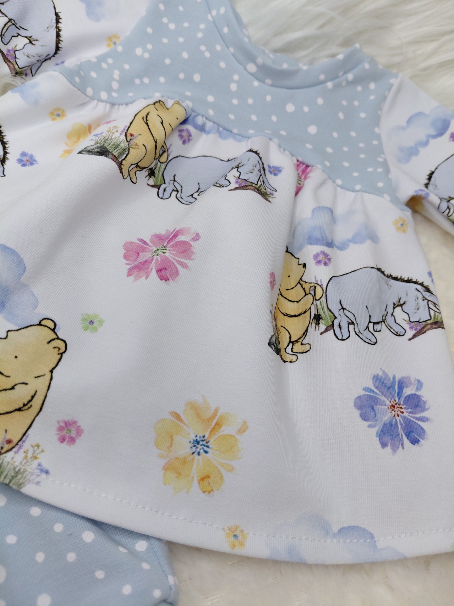 16-17inch Pooh bear dress set