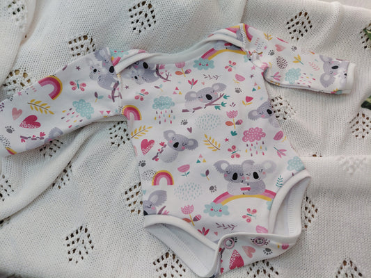 16-17 inch koala rainbow bodysuit