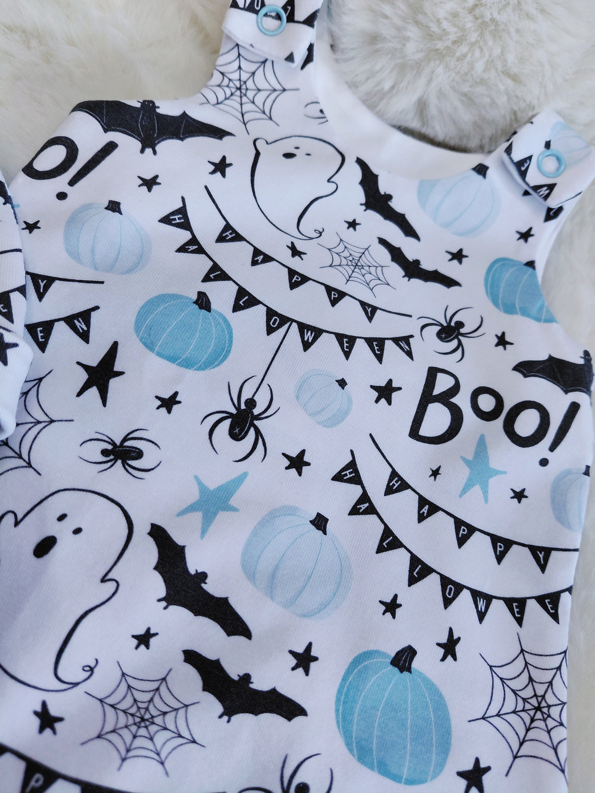 14-15inch Happy holloween Hareem Romper and beanie