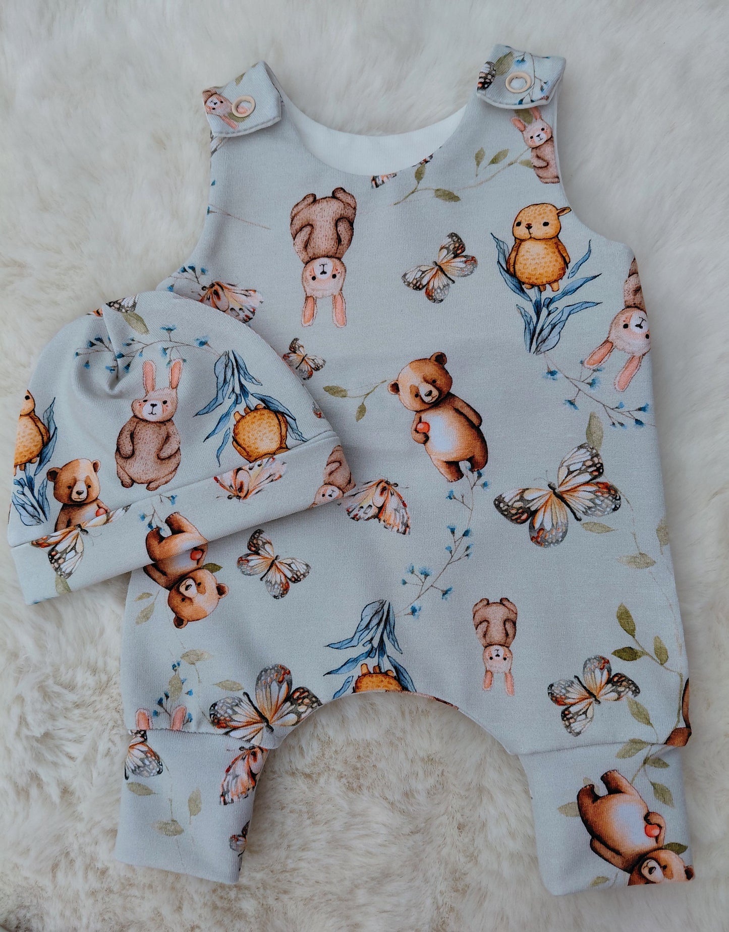 Bear & Bunny hareem Romper- 4 sizes