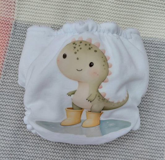 Luxury elasticated Nappy - Small (14-15inch doll)