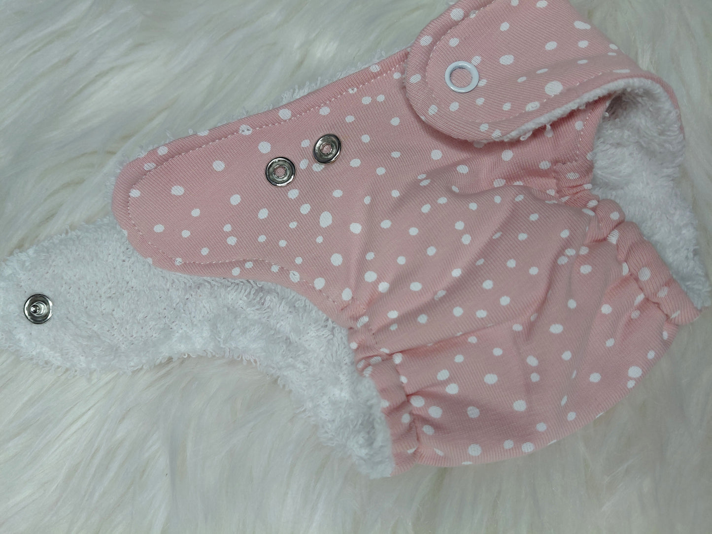 Luxury elasticated Nappy - Small (14-15inch doll)