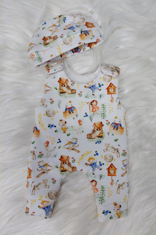 8inch hareem Romper