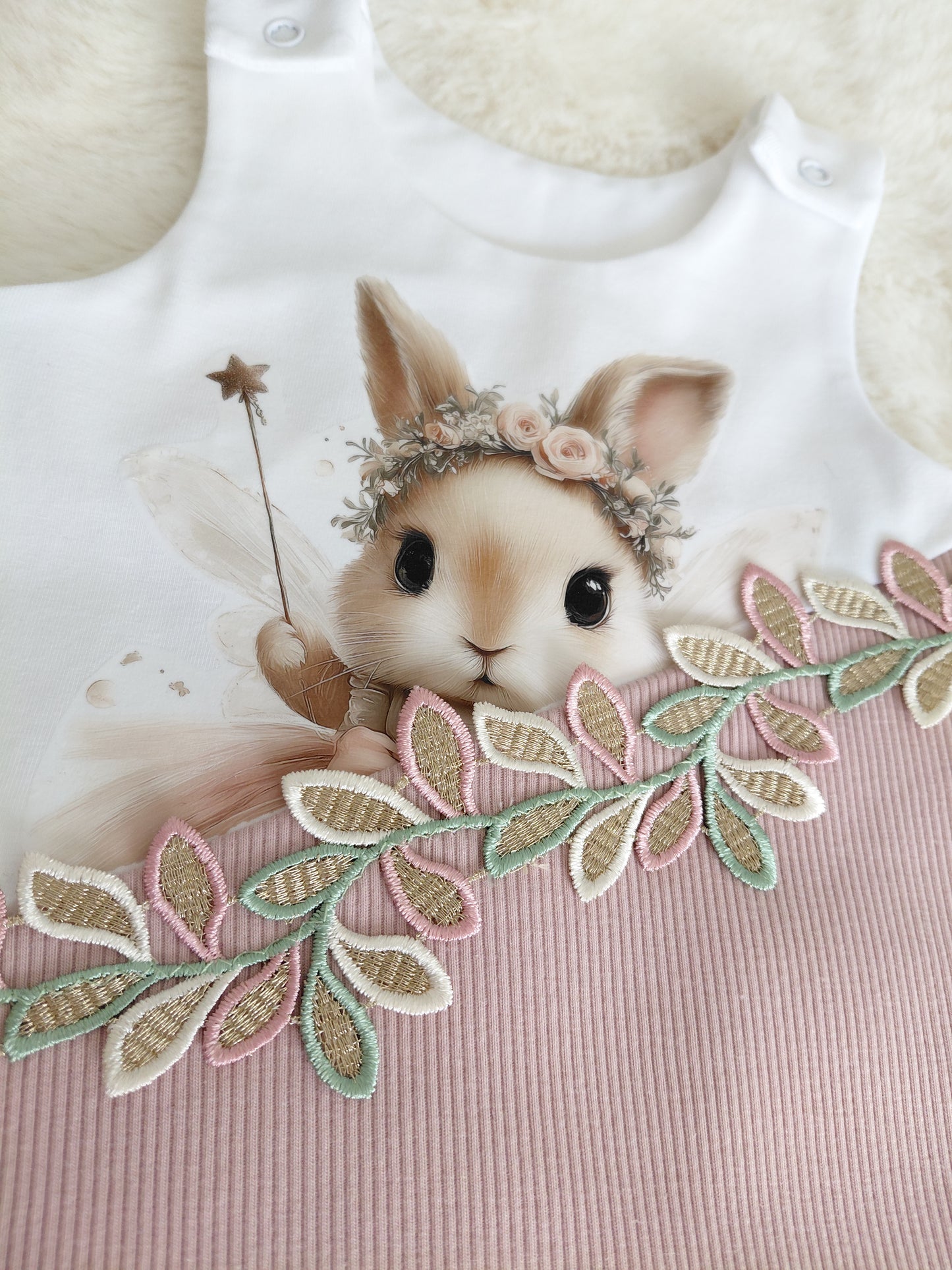 18-19inch Preemie  Hareem Romper and hairbow
