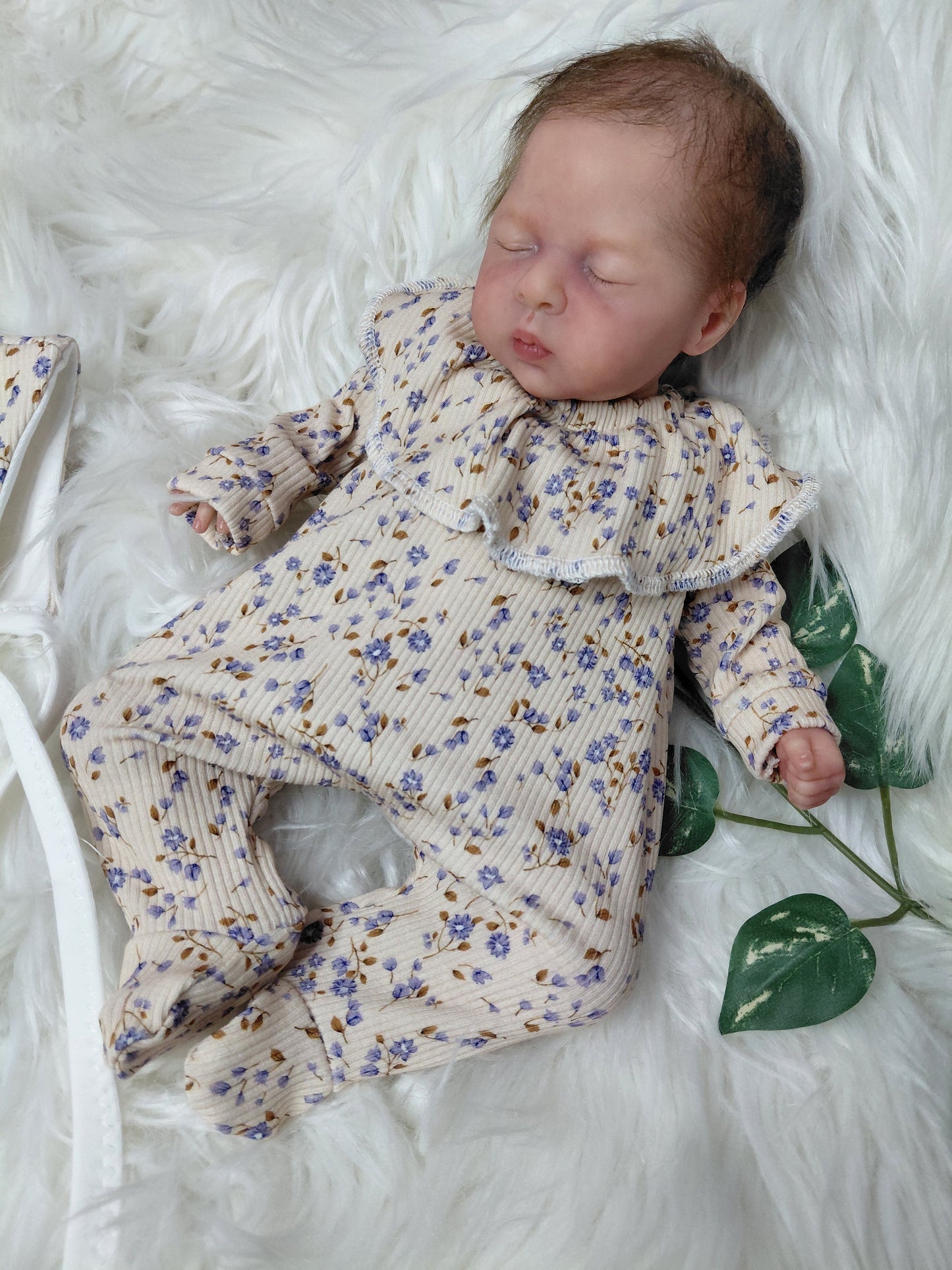 12inch Ruffle romper & pixie bonnet