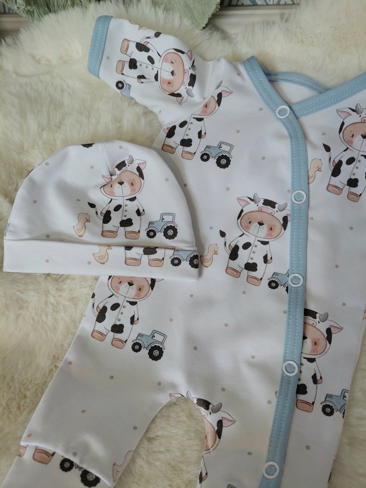 16-17inch sleepsuit & hat