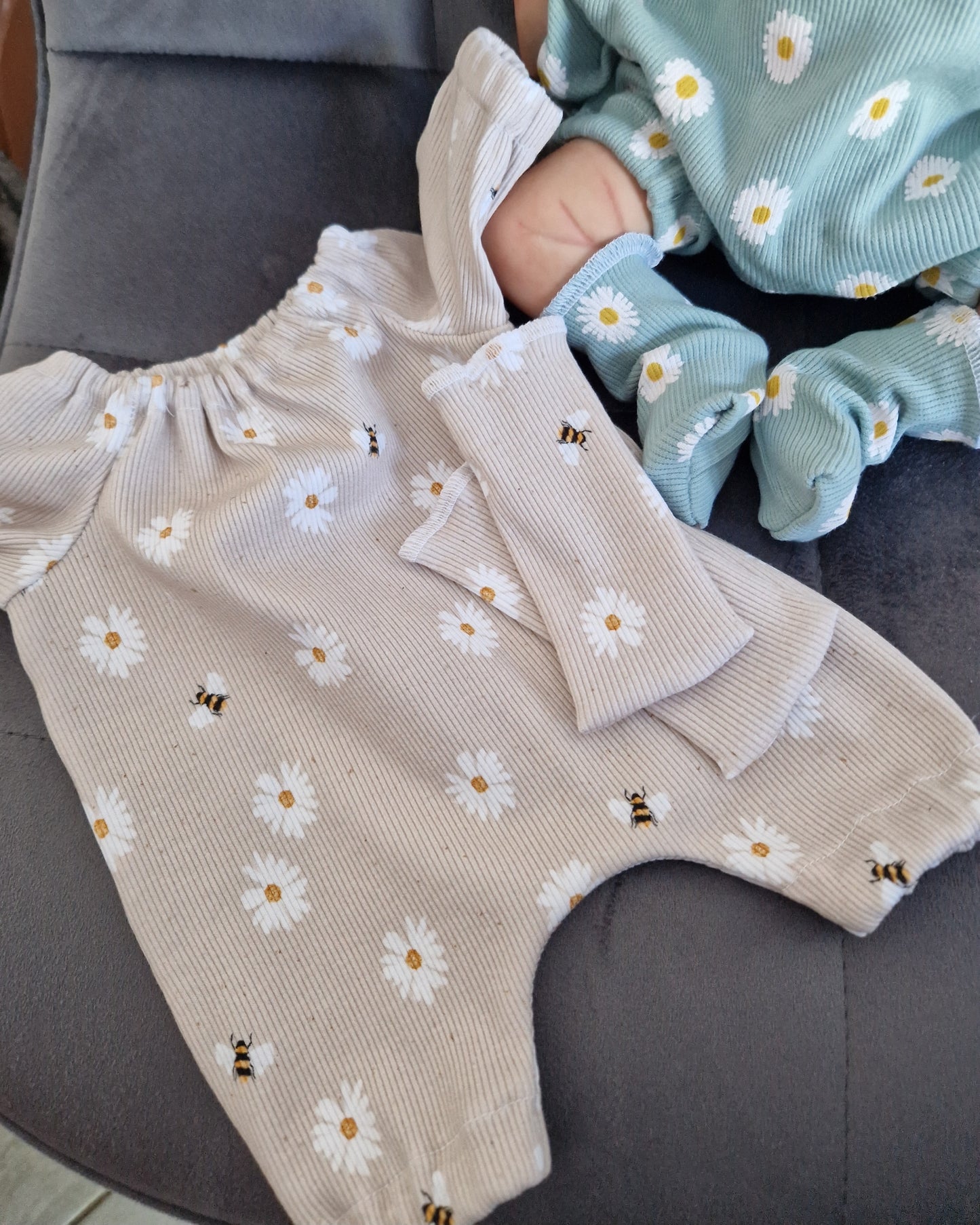 16-17 inch Shortie romper set