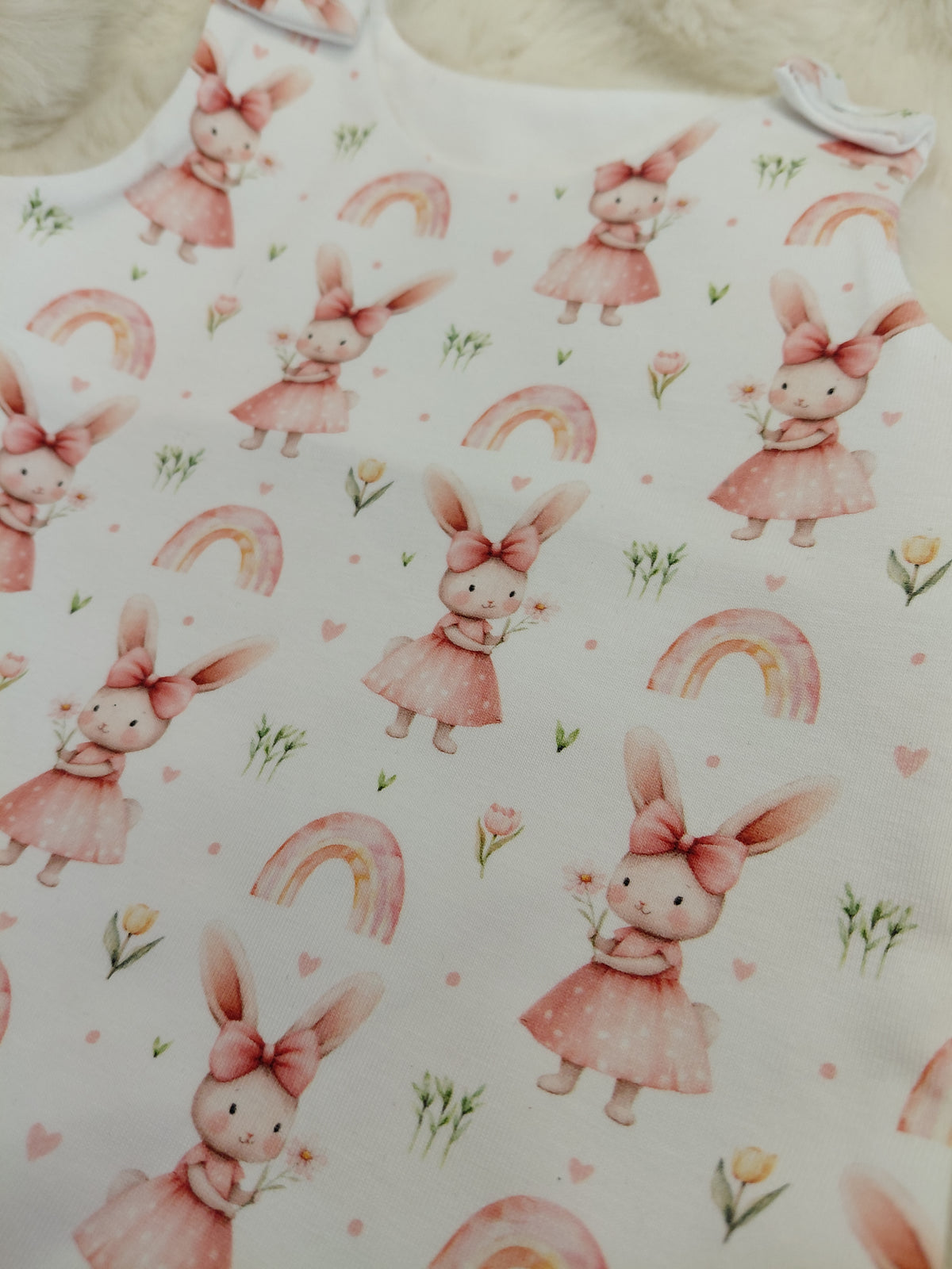 16-17 inch bunnies hareem Romper