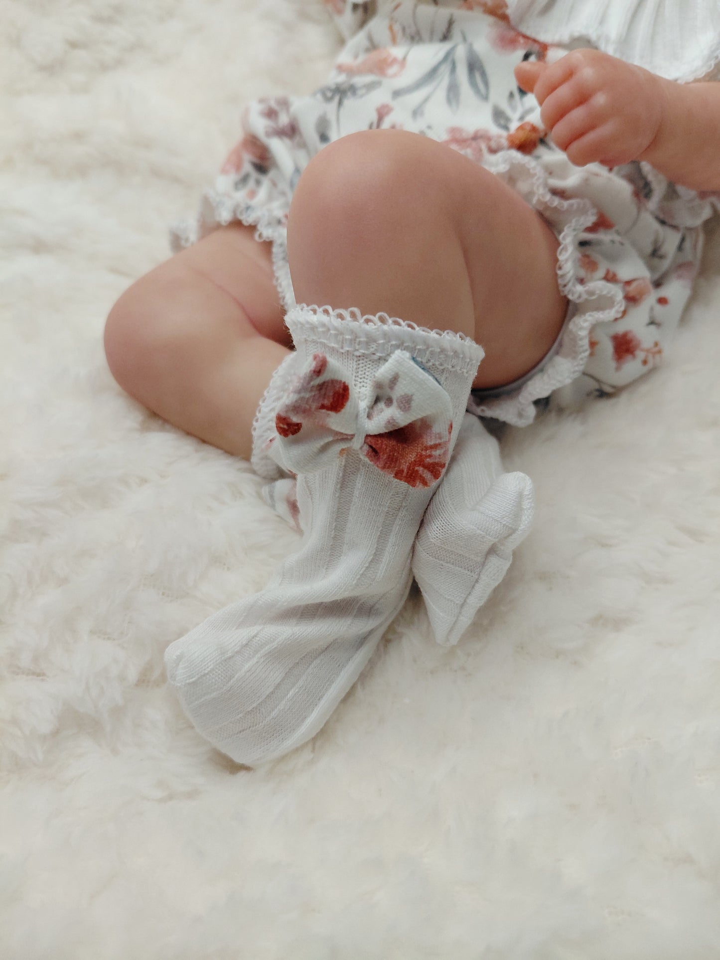 12-13 inch shortie Ruffle romper set