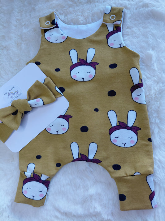 16-17inch romper & hairband