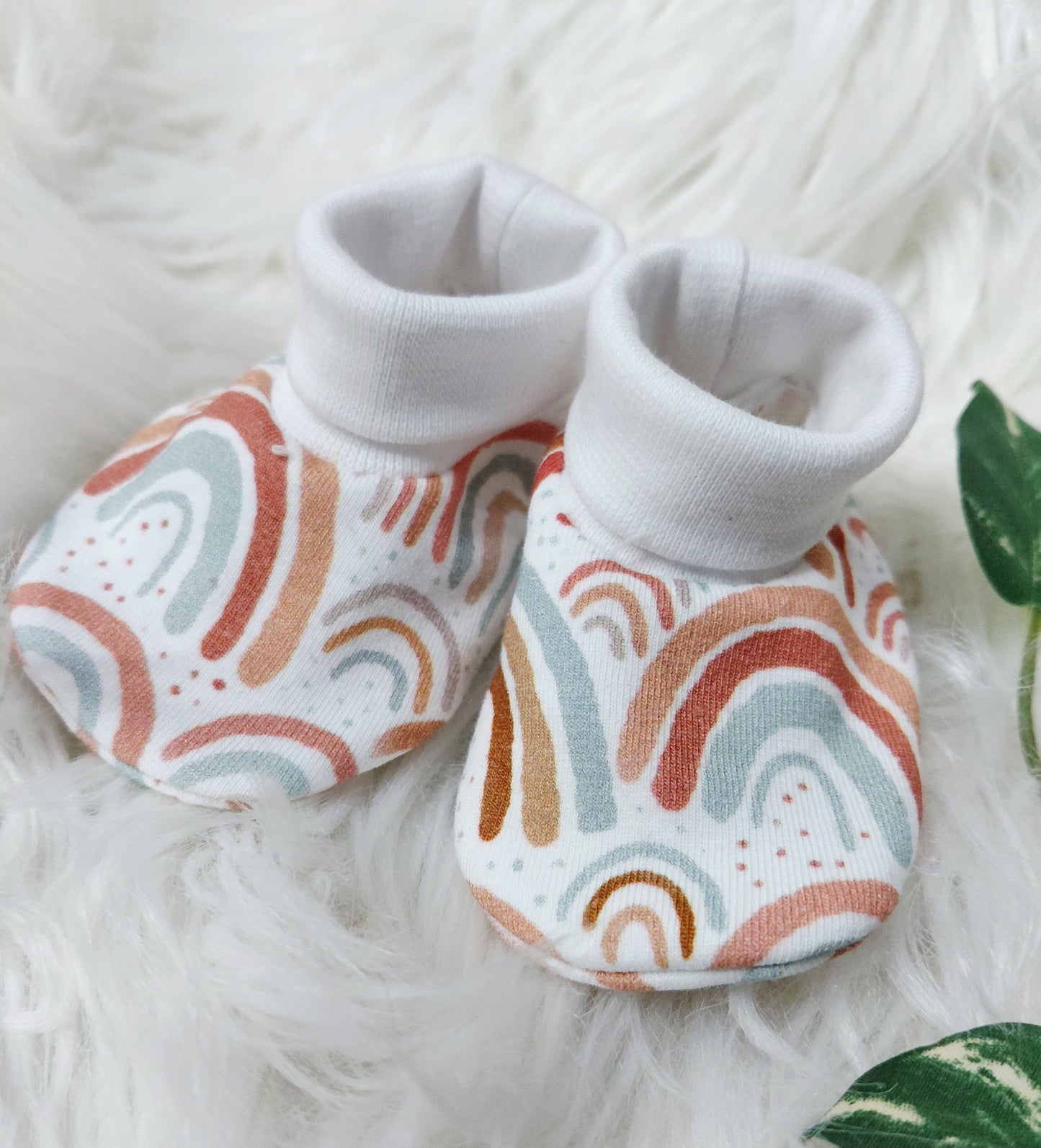 Preemie/newborn rainbow pods shoes