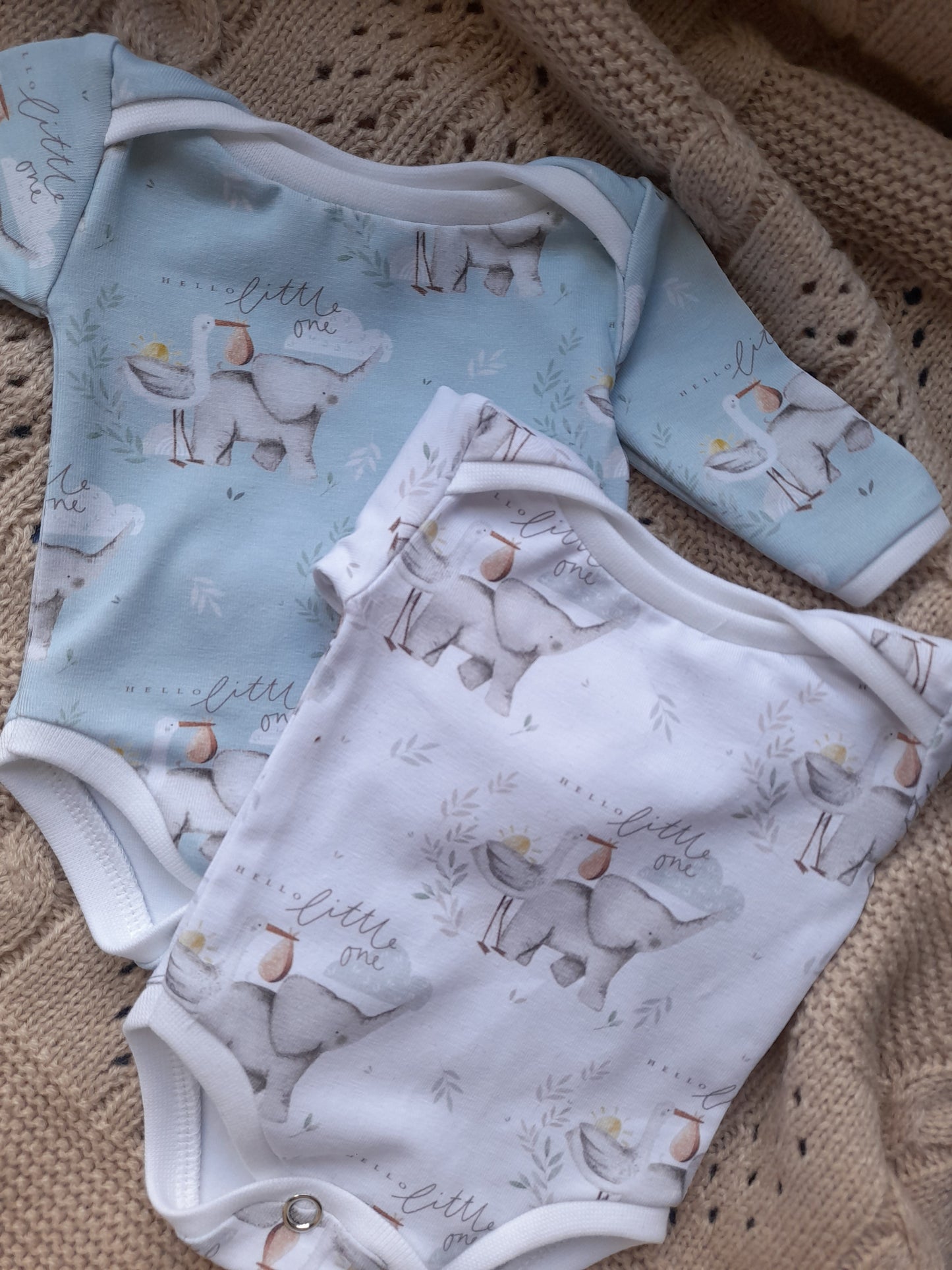 14-15inch 'hello little one' vest