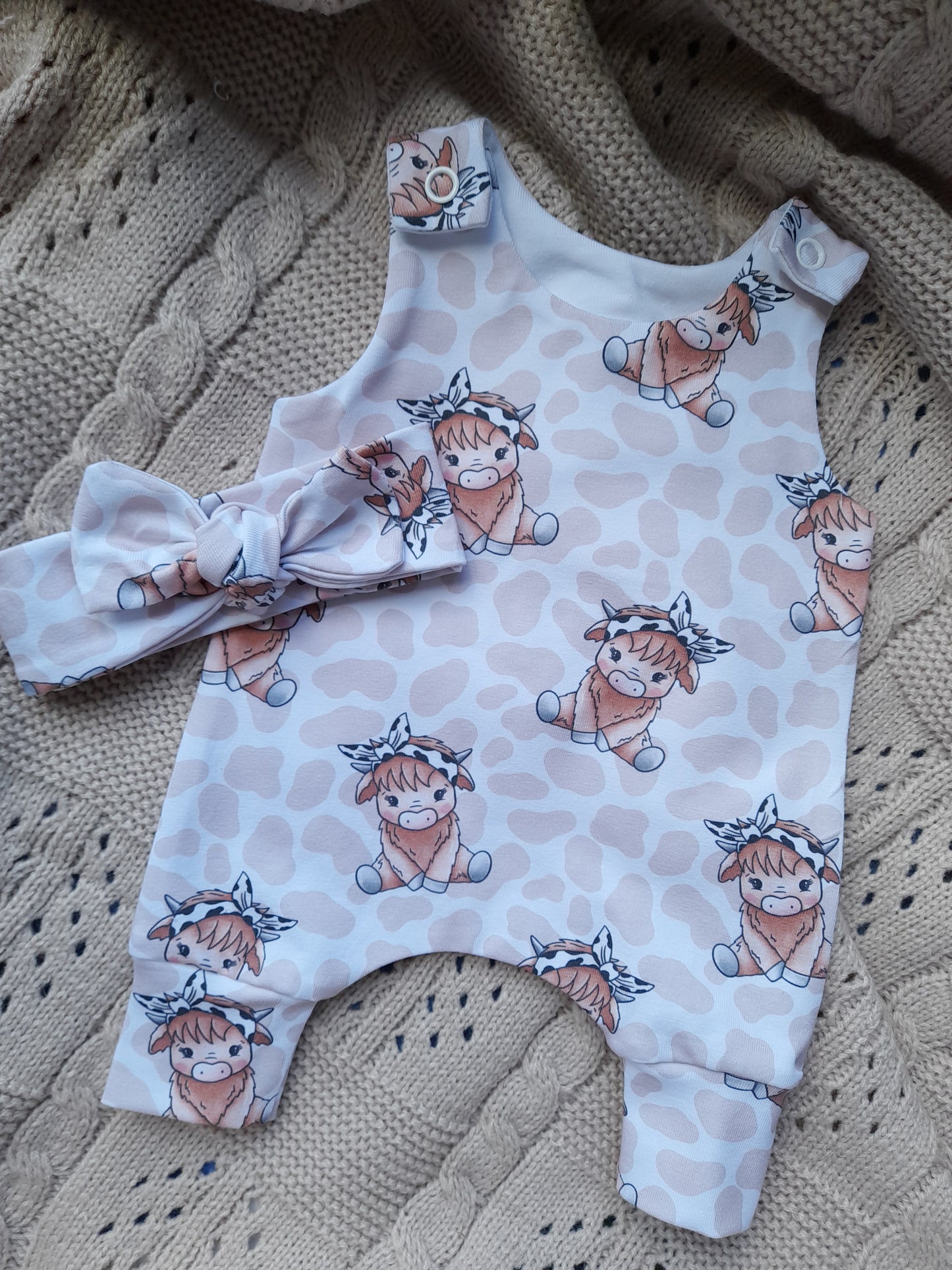 14-15inch Girly Coo Hareem Romper & hairband