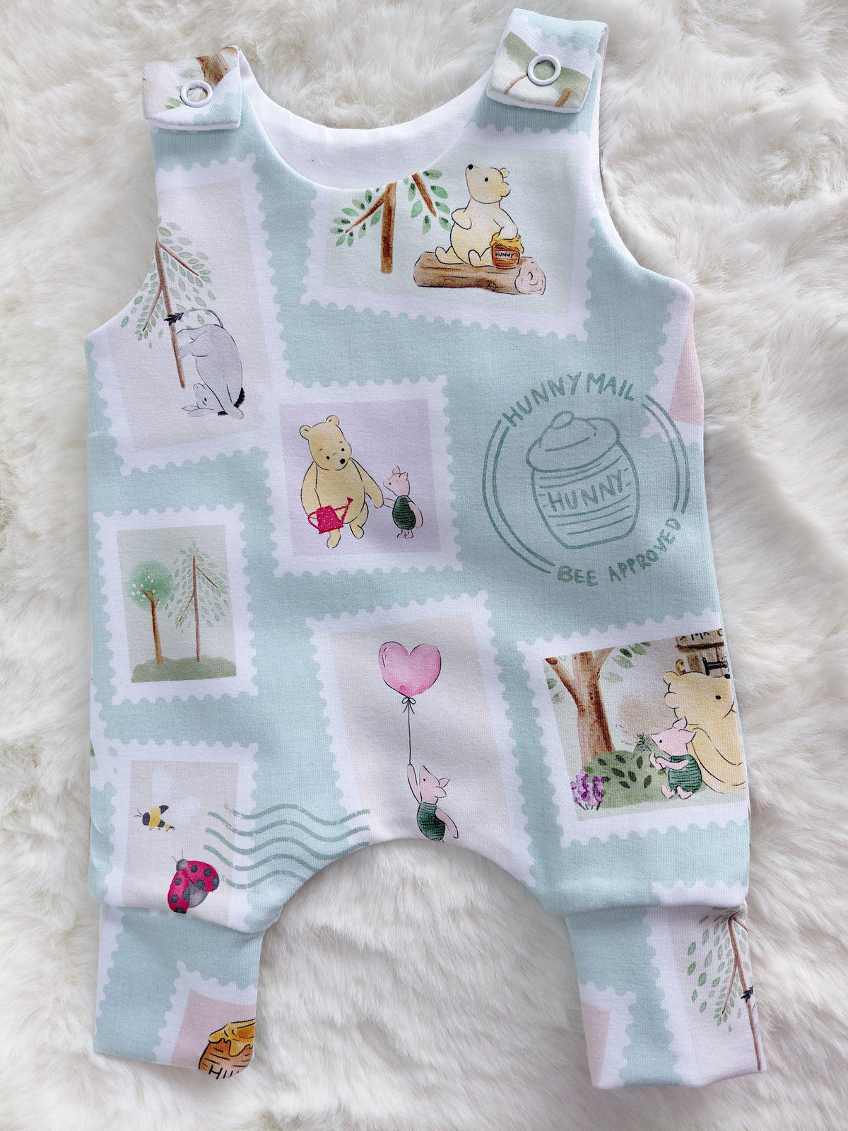 14-15inch Pooh Hareem Romper and beanie