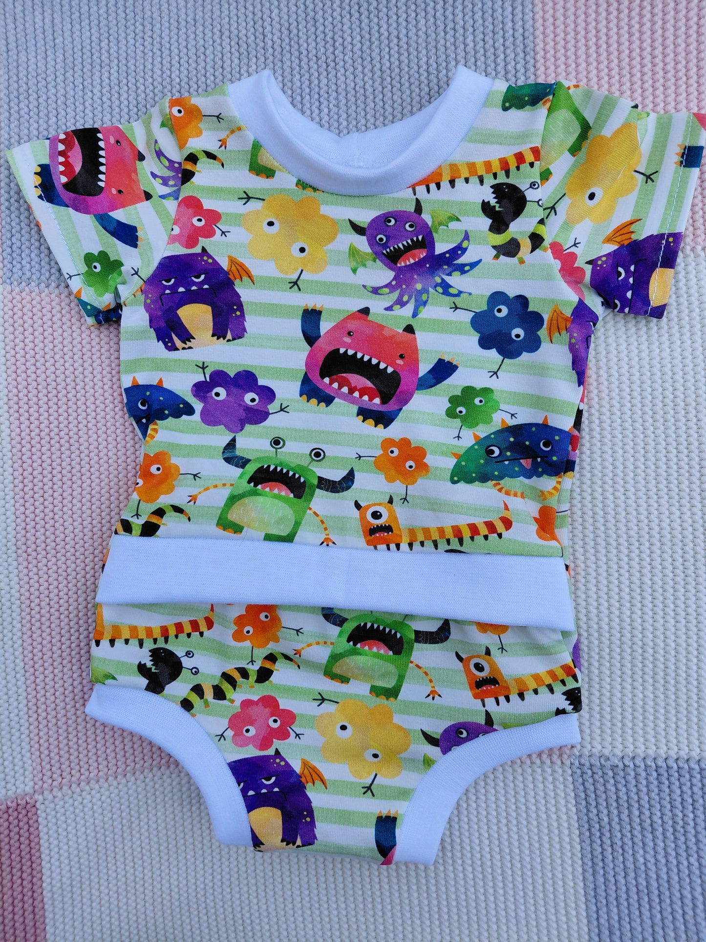 18inch all in one shorts romper