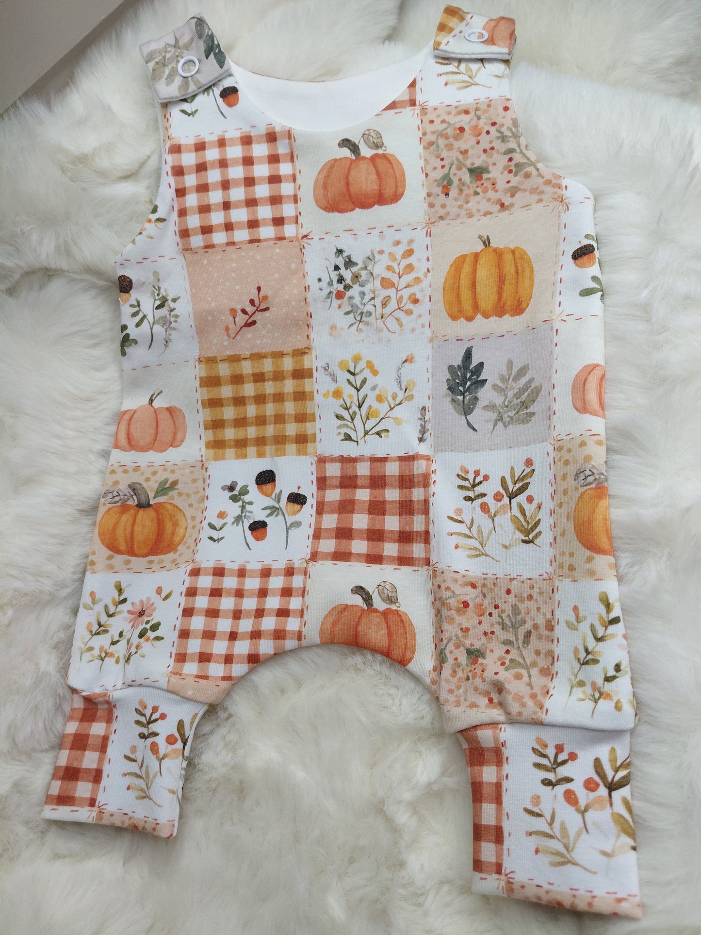 16-17 inch Autumn  Hareem Romper & beanie