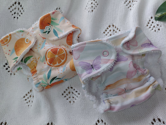Luxury elasticated Nappy - Small (14-15inch doll)