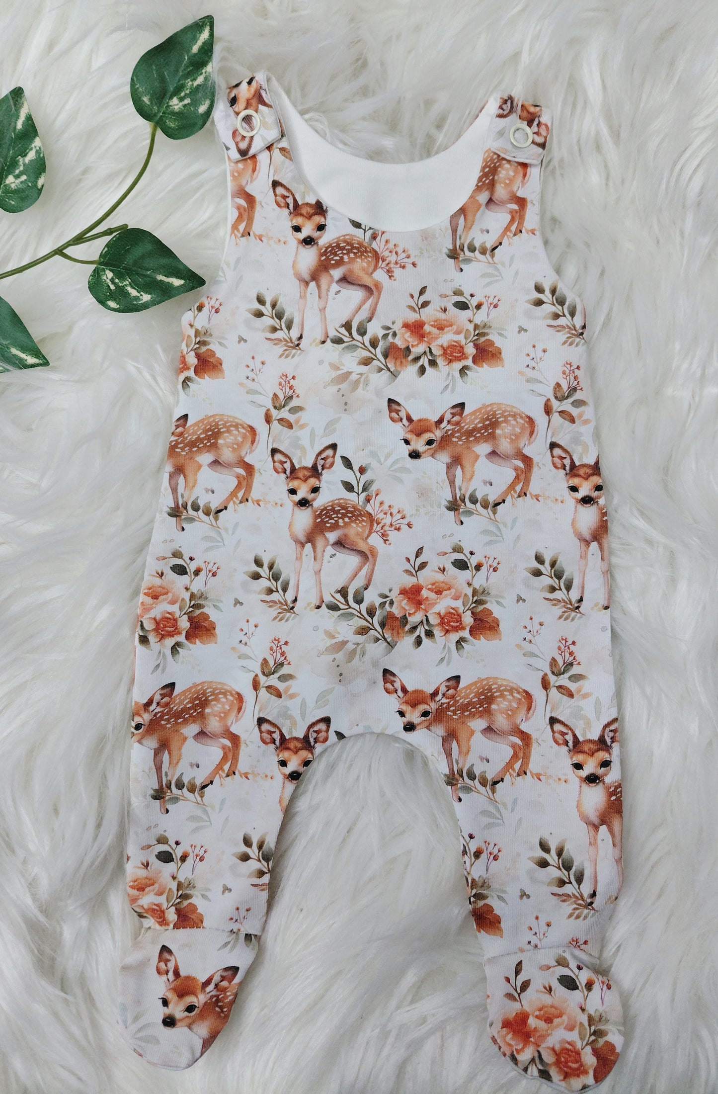 16-17inch Footed Romper