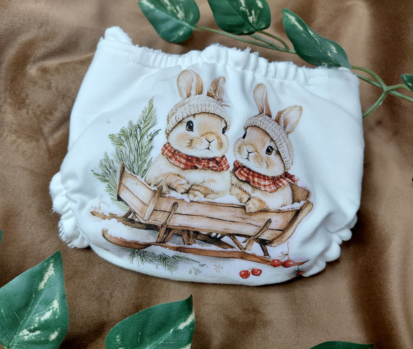 Luxury elasticated Nappy - large (18-19/20inch) 3 options available