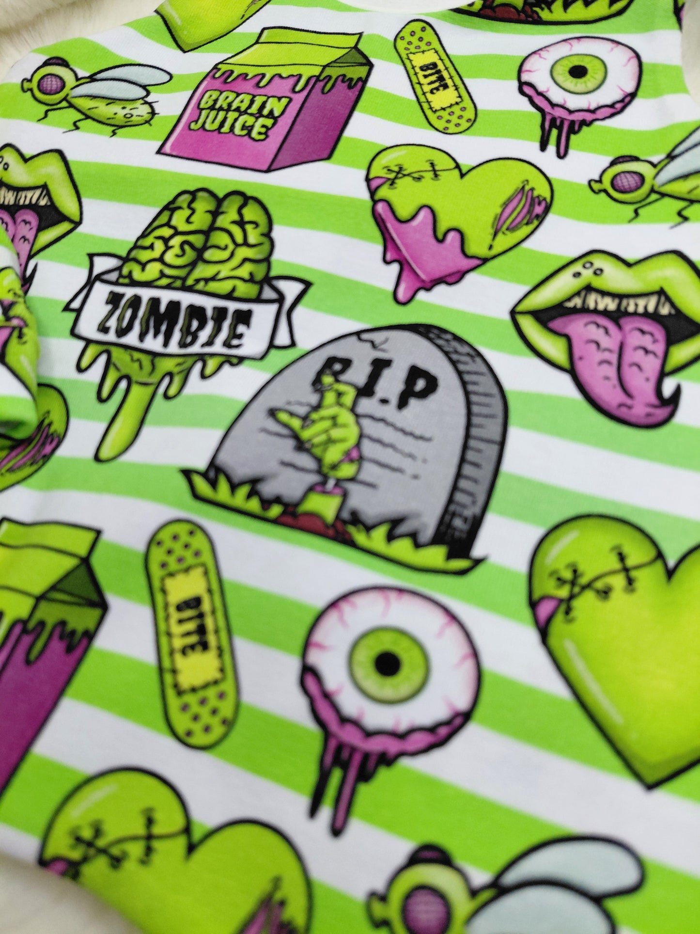 16-17 inch Zombie juice Hareem Romper & beanie