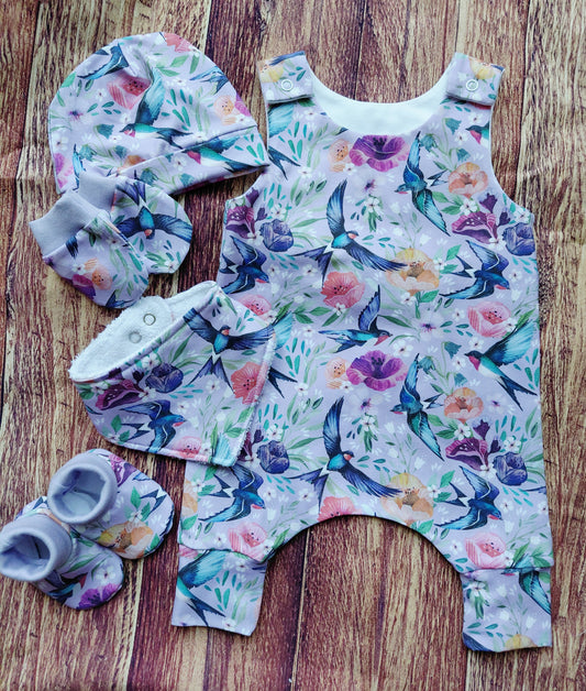 20-21inch Newborn Hareem Romper 5 piece set