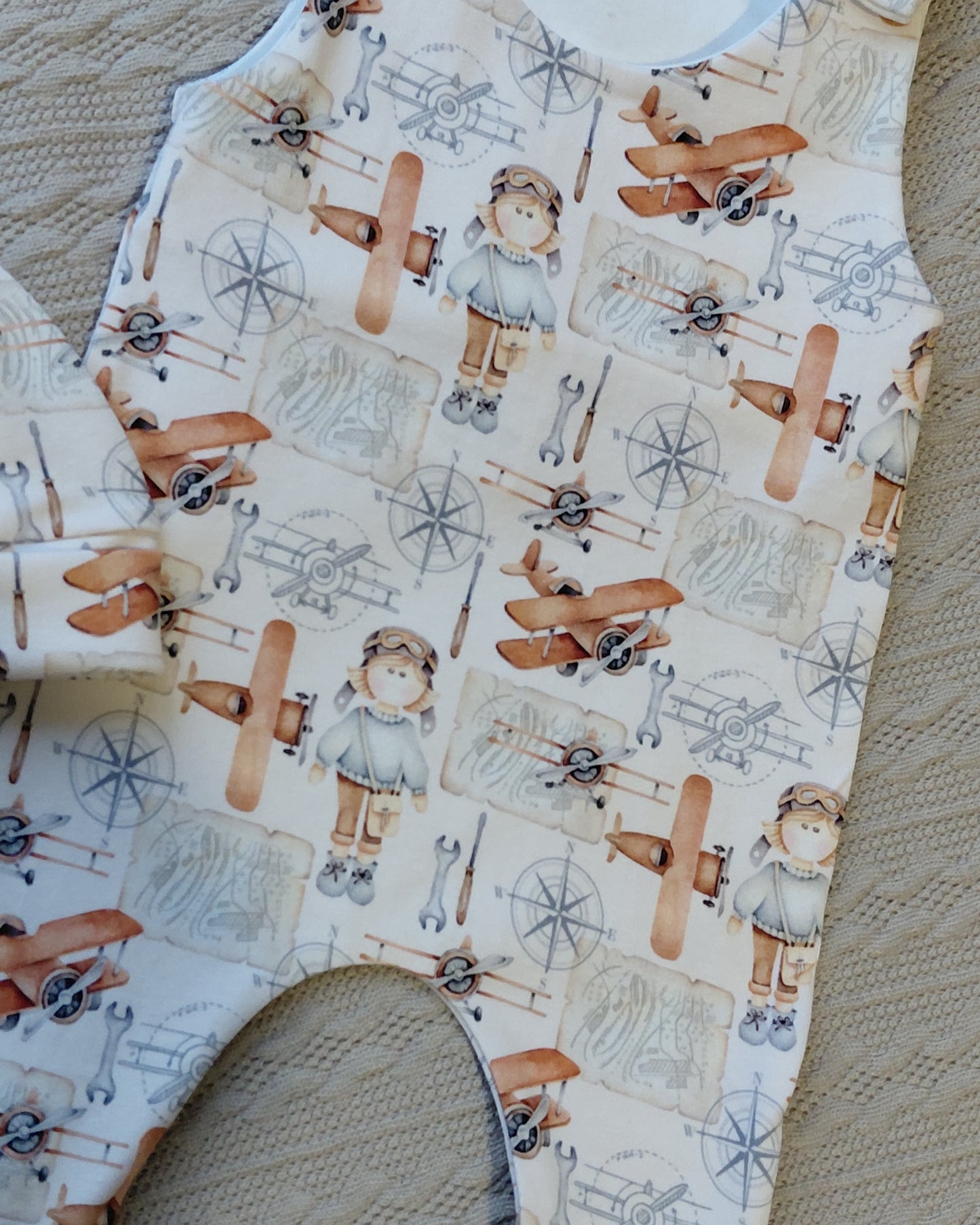 16-17inch Footed Romper