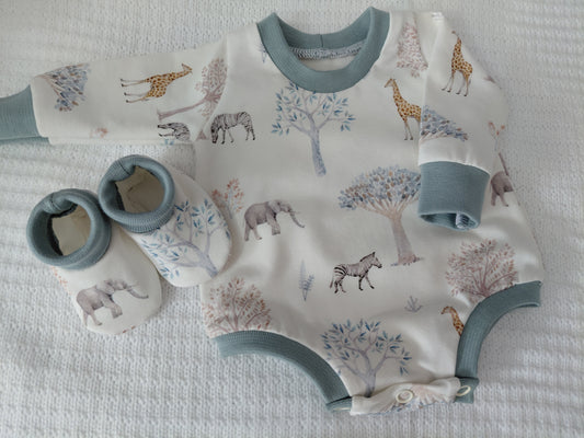 14-15inch Safari Sweater romper set
