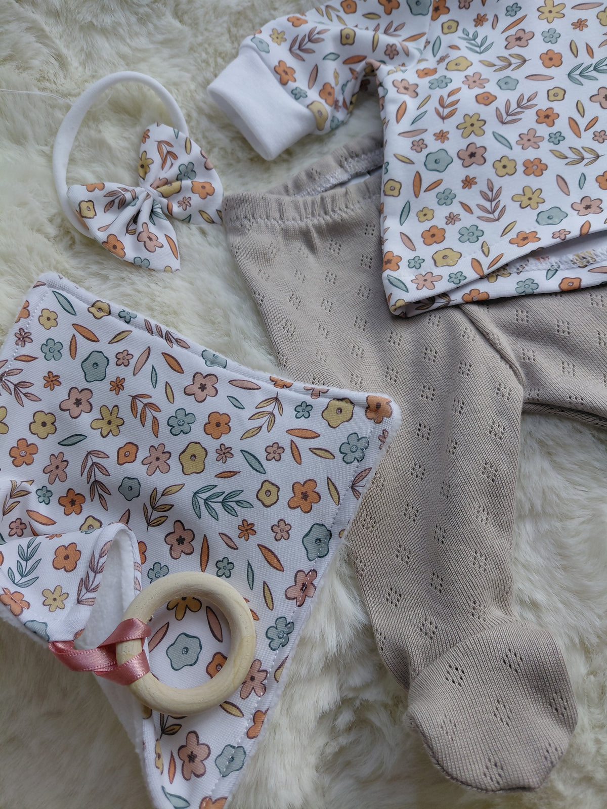 16-17 inch footed leggings & Hoody set