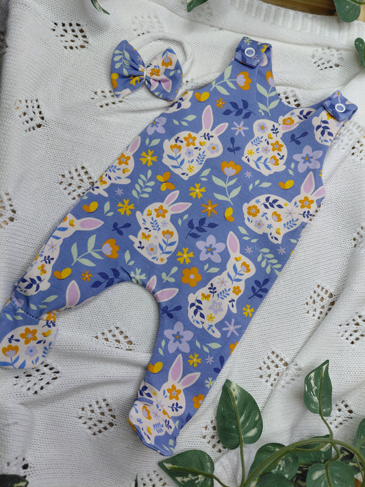 14-15inch footed romper