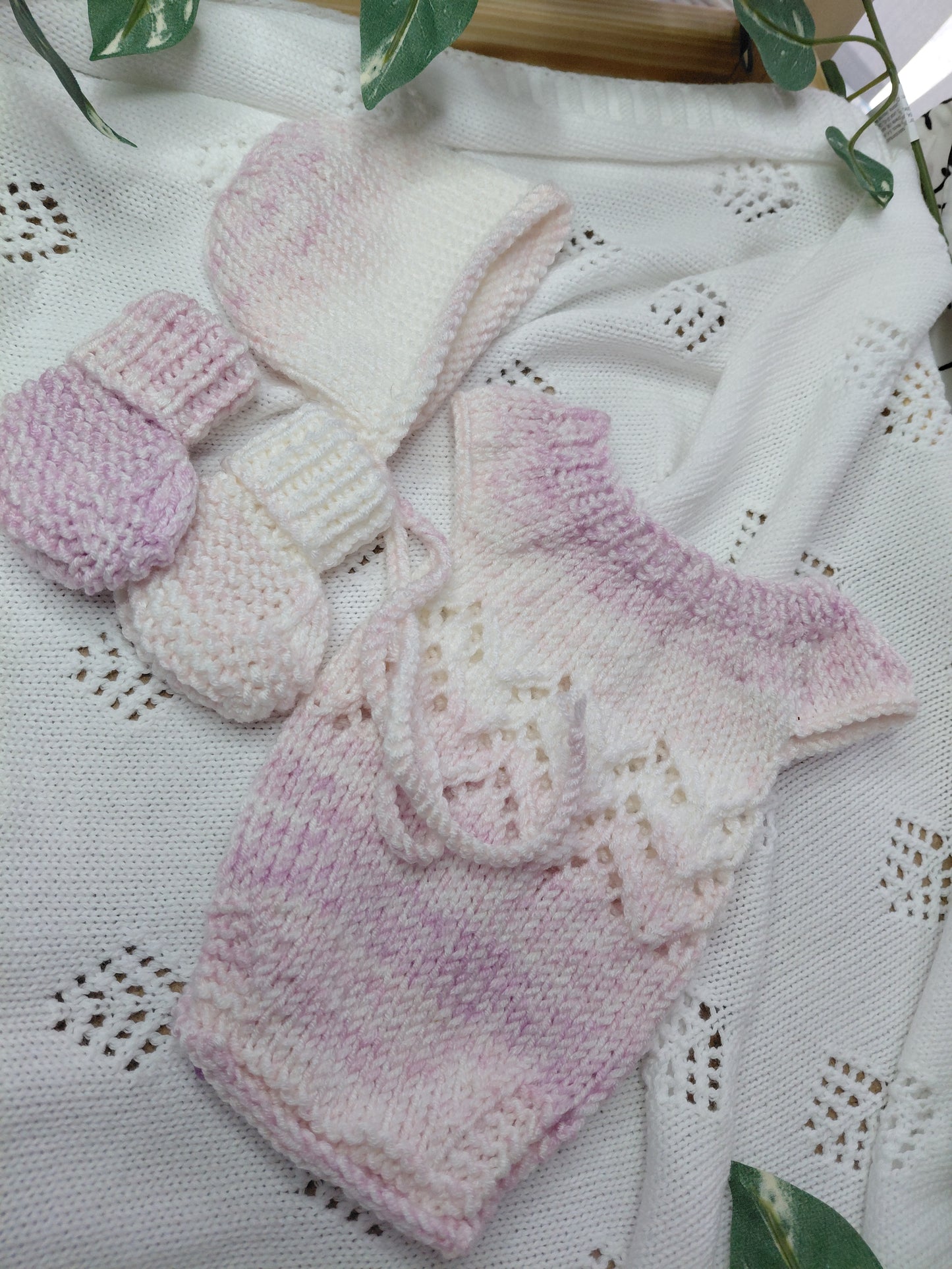 14-15inch Handknitted romper set