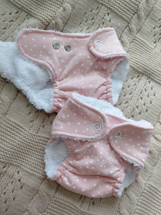 Luxury elasticated Nappy - Small (14-15inch doll)