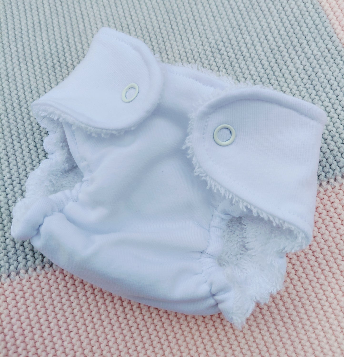 Luxury elasticated Nappy - Small (14-15inch doll)