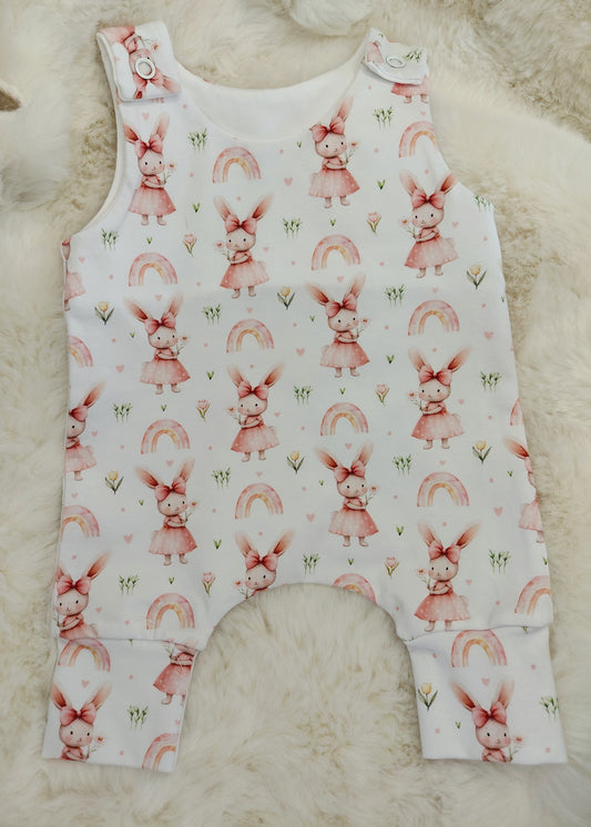 16-17 inch bunnies hareem Romper